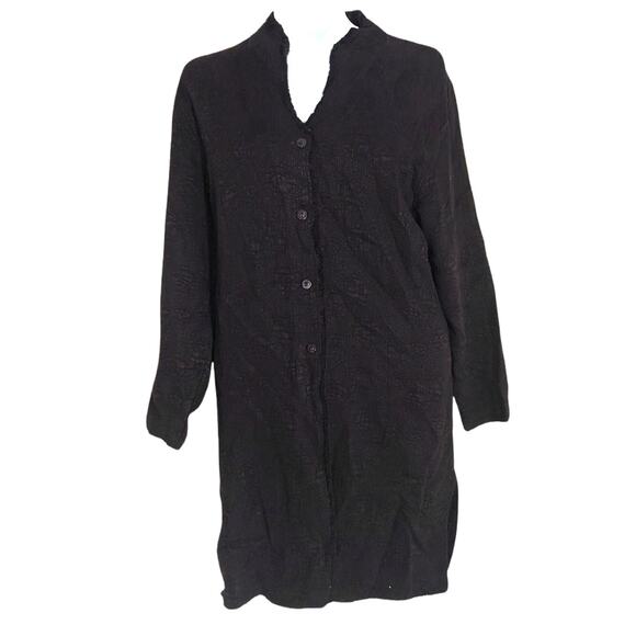 Tianello Jackets & Blazers - vintage 90sTianello black textured faux suede jacket size large